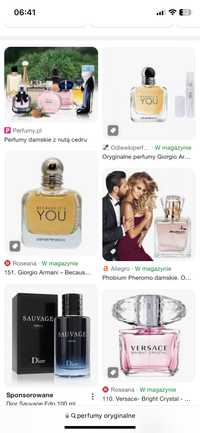 Perfumy 100% ORYGINALNE !!!
