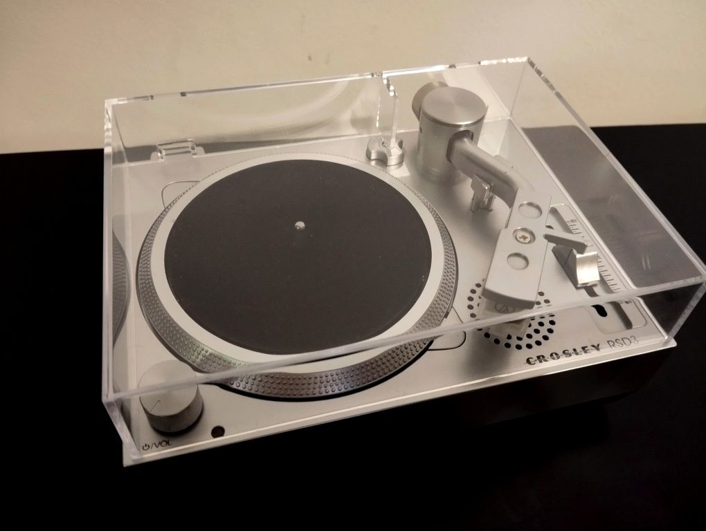 Mini gramofon Crosley RSD3 Mini Turntable (nowy) na płyty 3", prezent