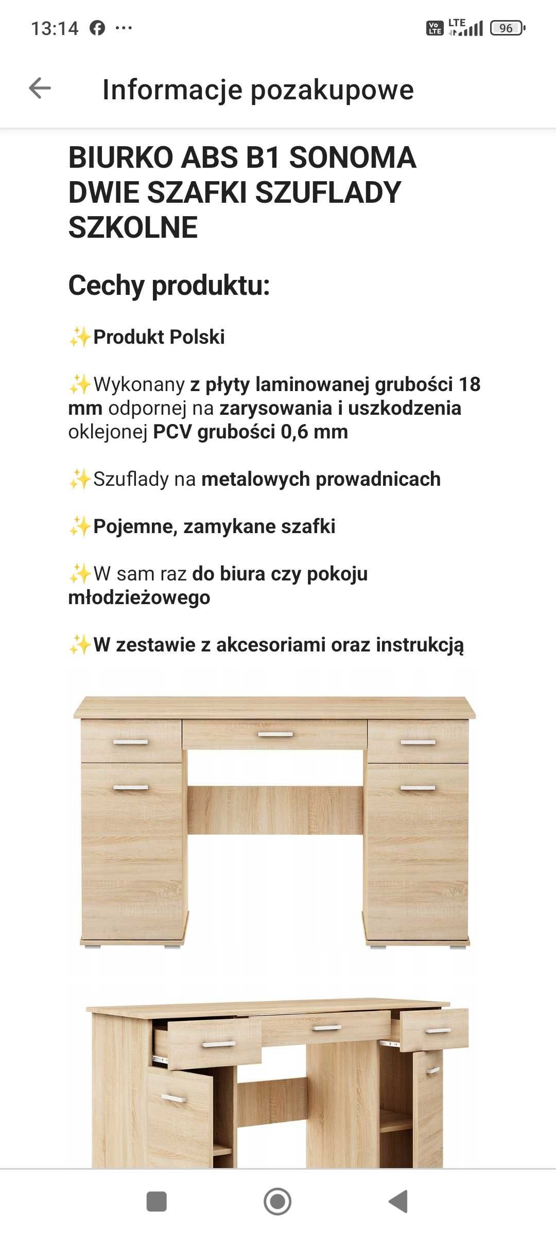 Biurko  młodzieżowe