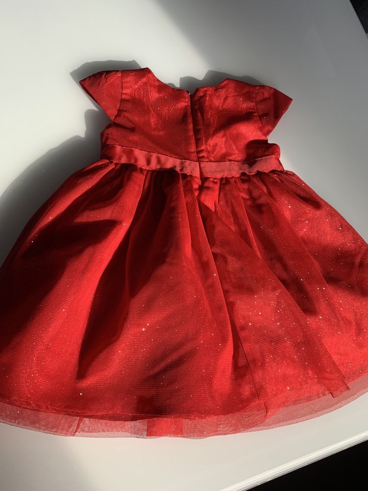 Piękna sukienka czerwona wizytowa Cool Club r.92