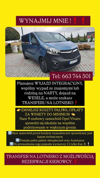 Wynajem busa 9 osobowego  Jarosław  Leżajsk
