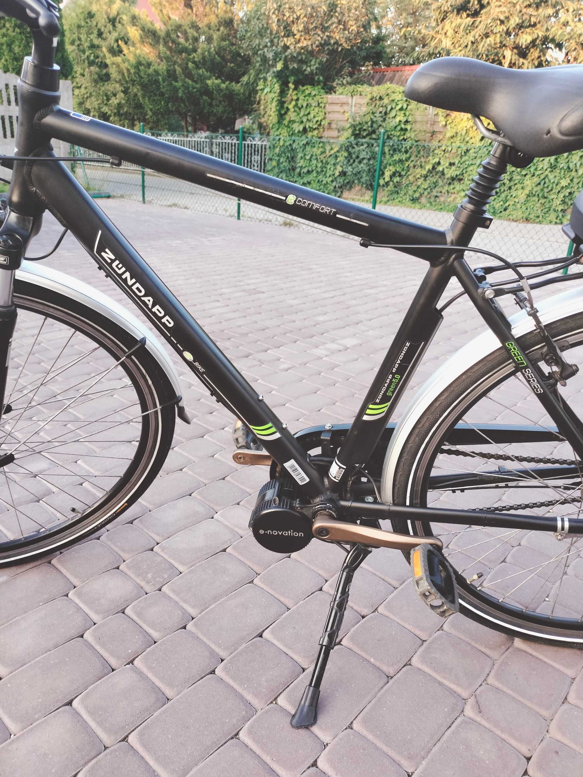 Rower elektryczny Męski ZUNDAPP  Jak Nowy Polecam 900 km przebiegu.