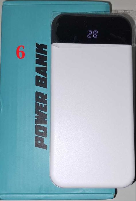 Акція!!! Повербанк павербанк  Power Bank 20000 mAh з підсвіткою та без