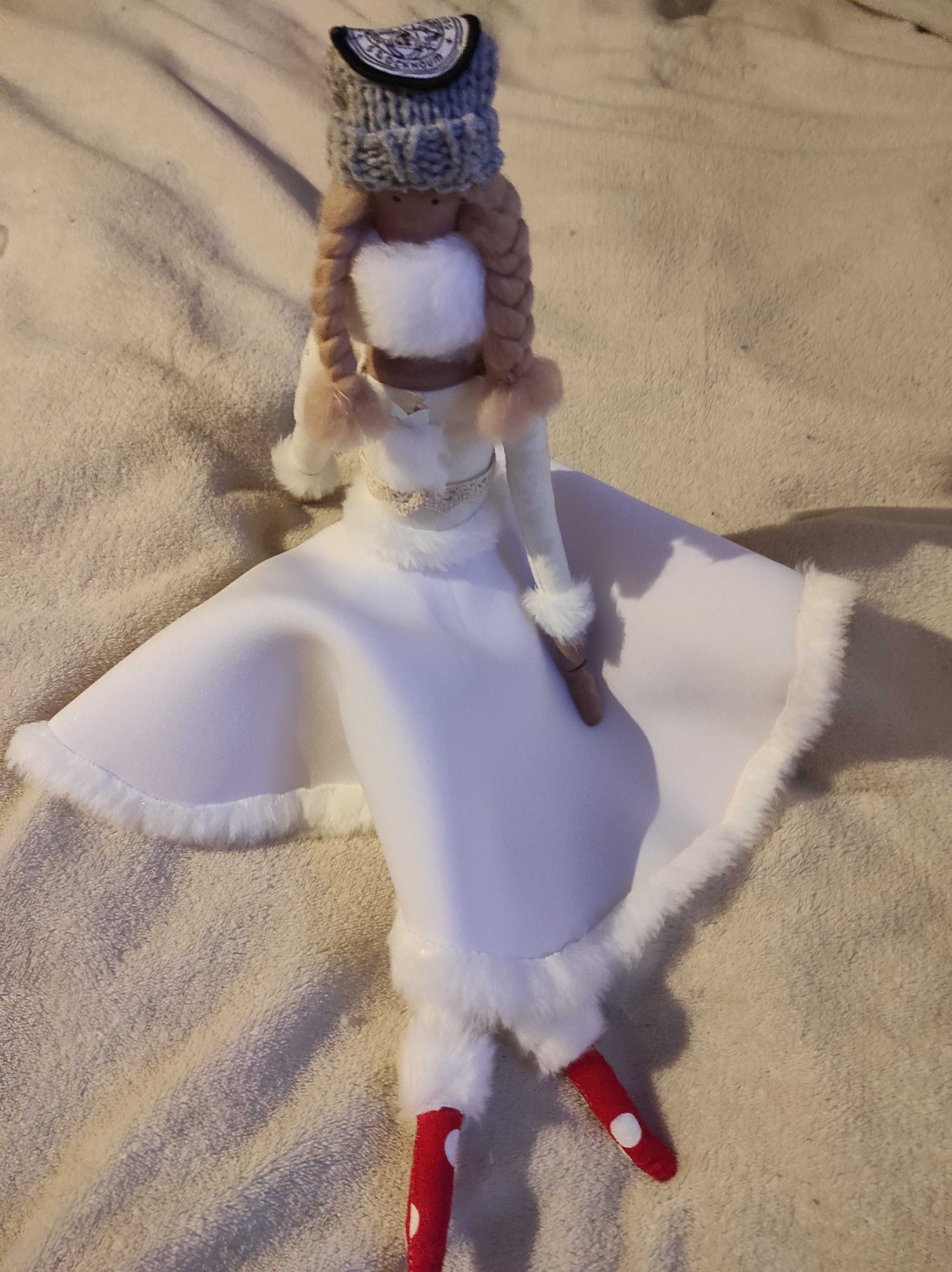 Lalka Tilda śnieżynka handmade