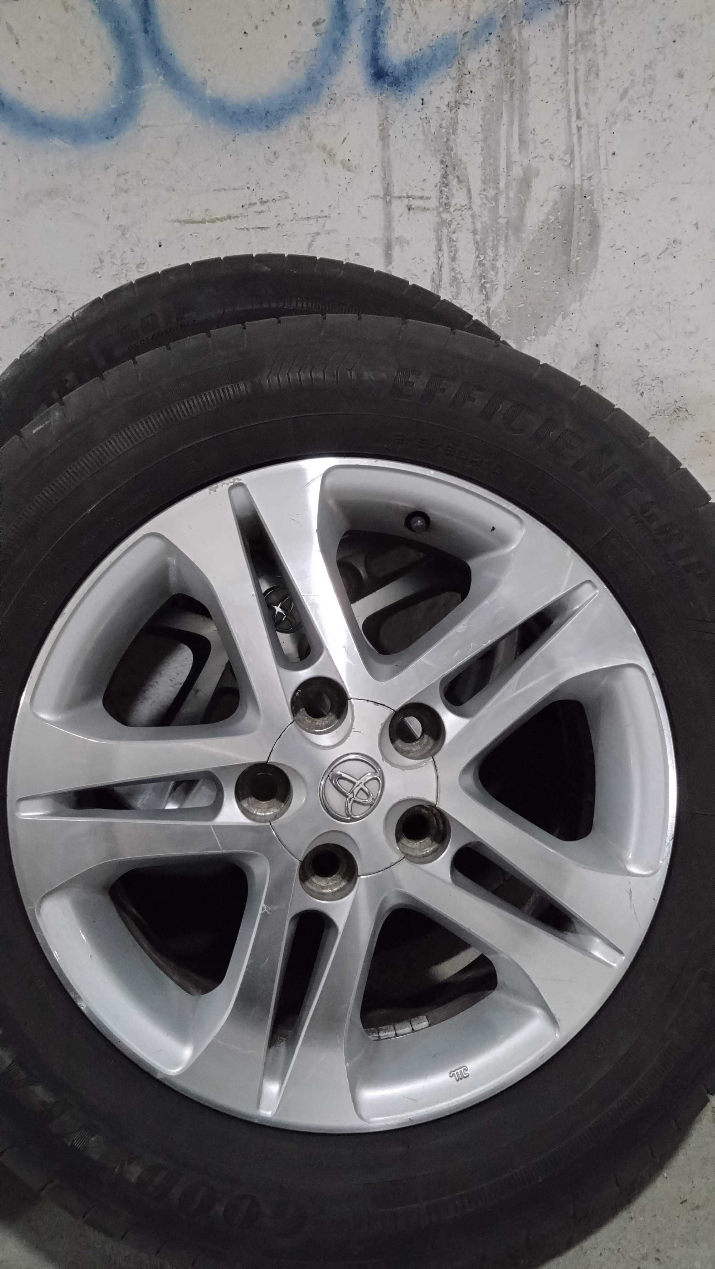 Alufelgi 16'' 5x114,3 (Toyota Previa II) 4 sztuki +śruby, +opony