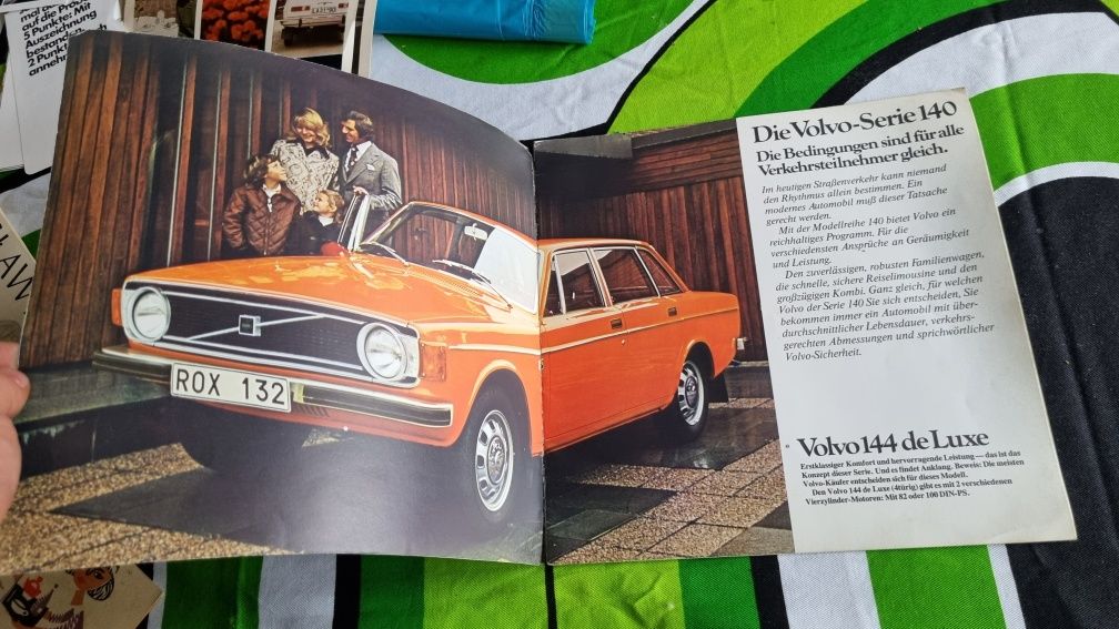 Stery prospekt folder Volvo 140