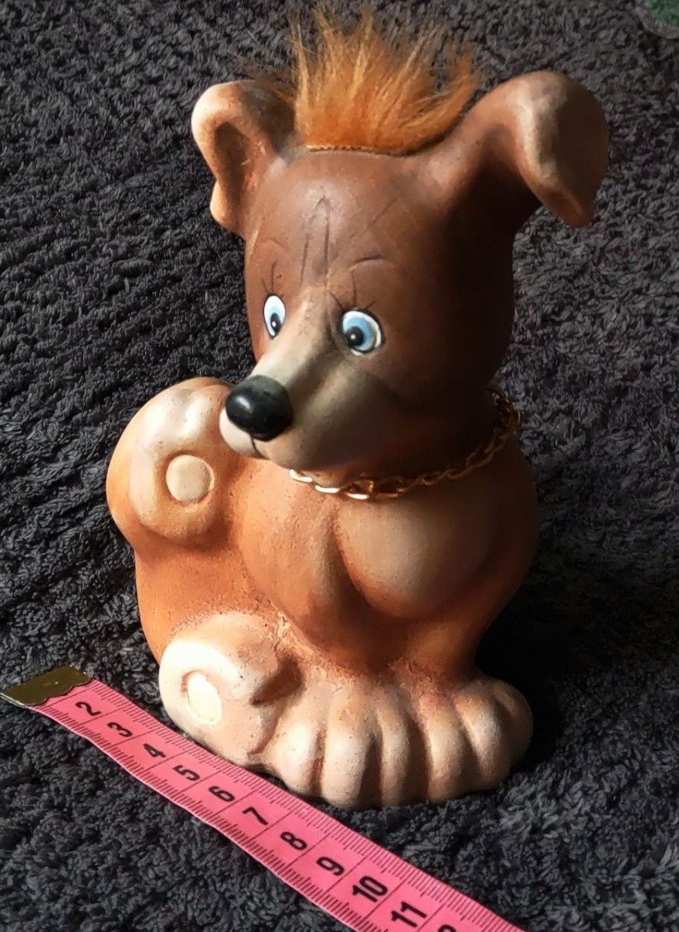 Zwierzęta pies - piesek figurka ceramiczna