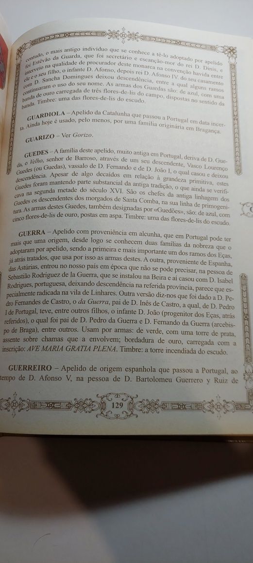 As Origens das Famílias Portuguesas - Manuel de Sousa