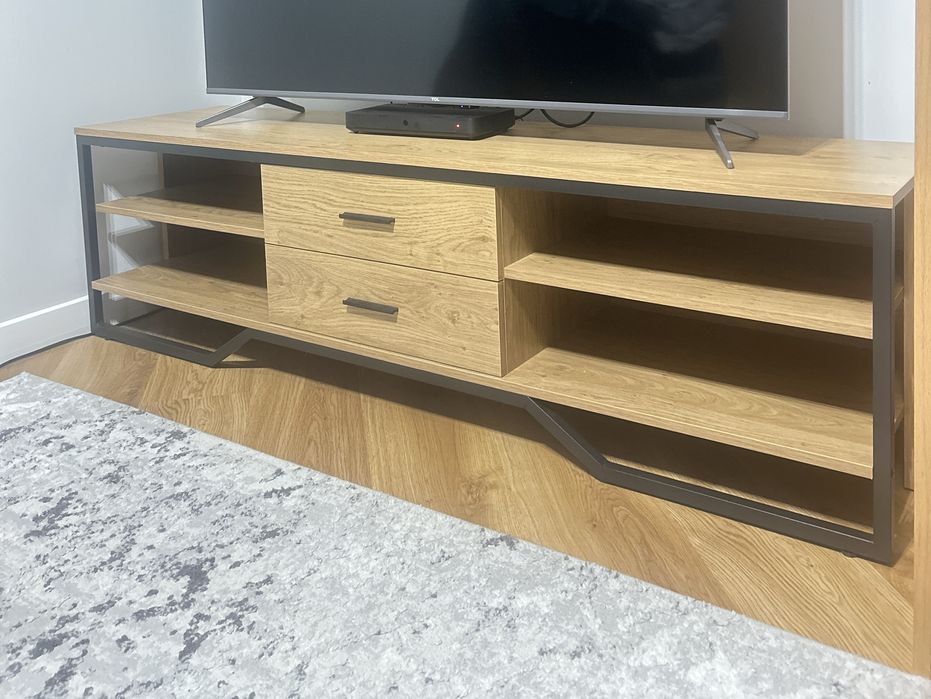 Szafka telewizyjna rtv loftowa nowa