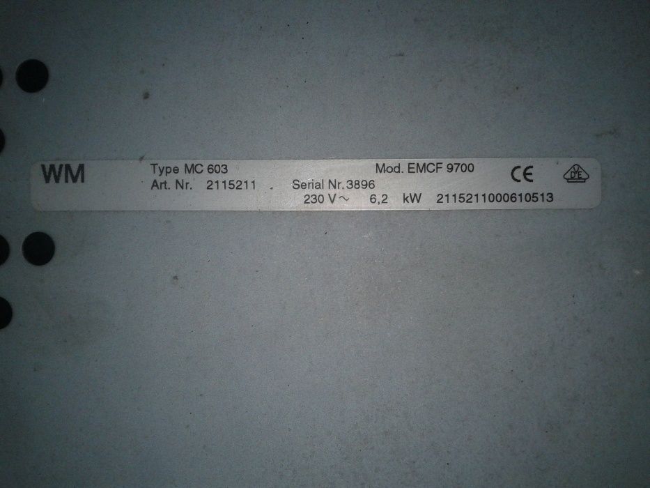 płyta ceramiczna Typ MC 603