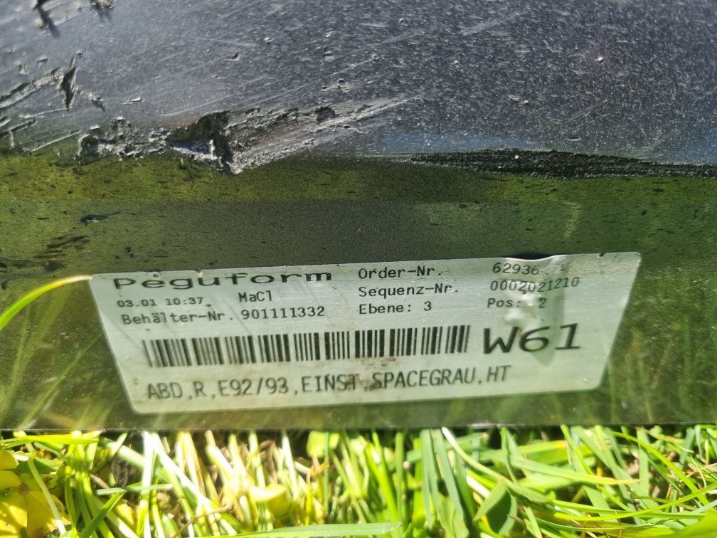 Listwa progowa Nakladka Bmw E93 Cabrio Spacegrau A52/7