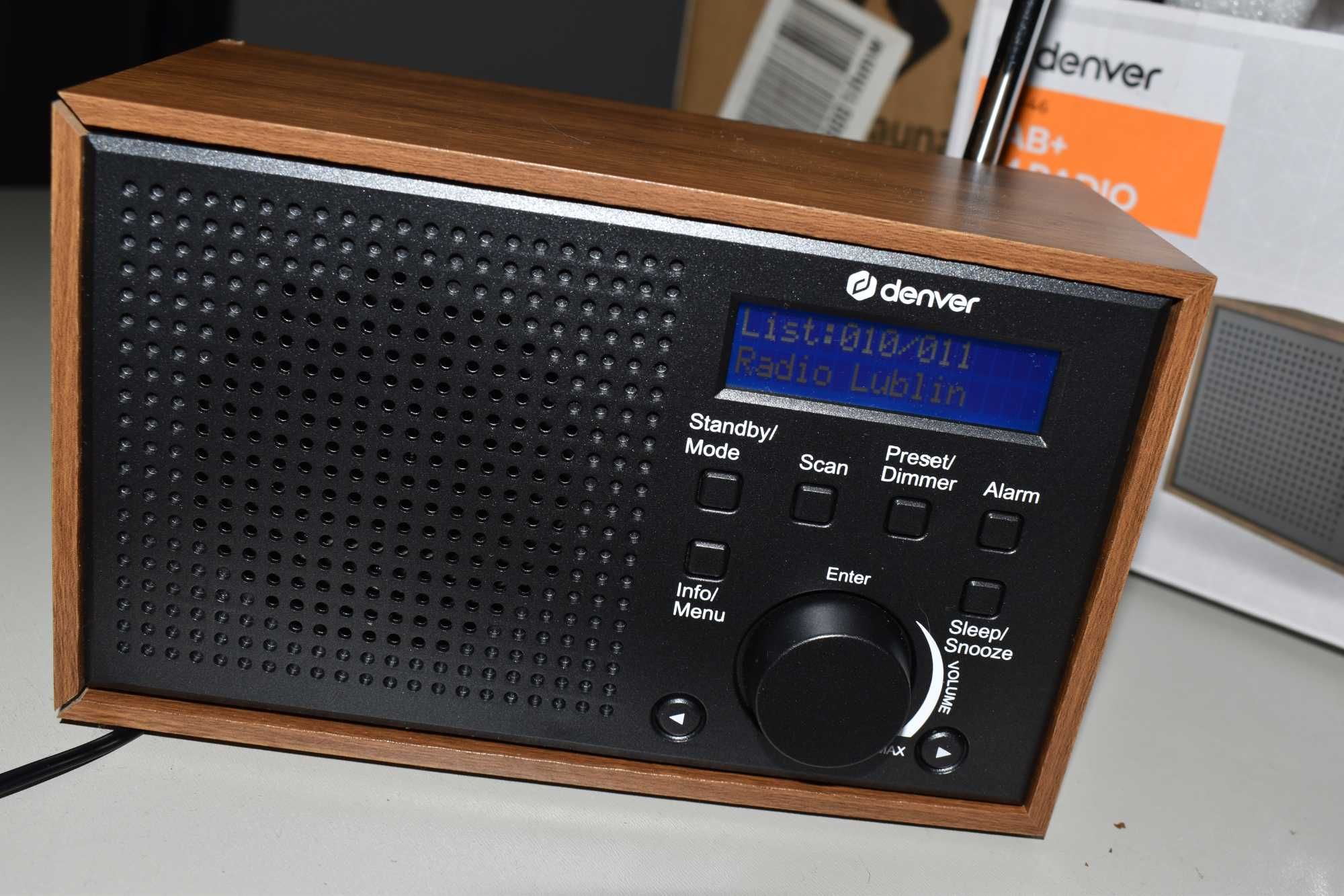 Radio DENVER DAB 46- DAB +,FM alarm clock Gwarancja 12 m-cy