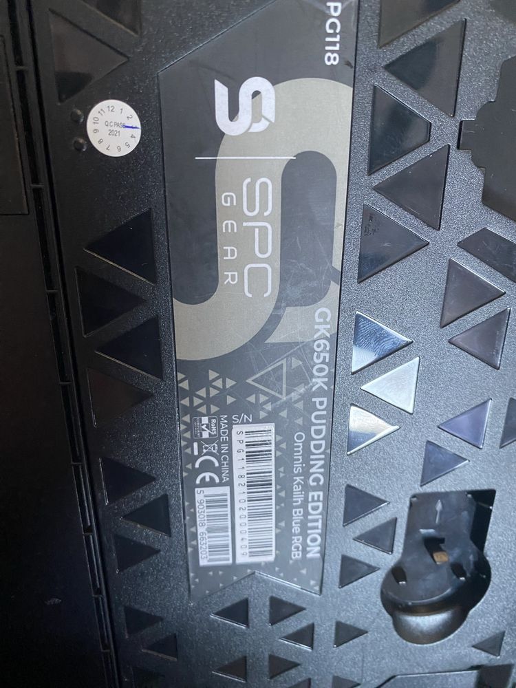 Klawiatura SPC Gear GK650k Pudding RGB mechaniczna