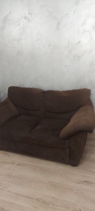 Kanapa sofa fotel komplet zestaw set wypoczynek brąz