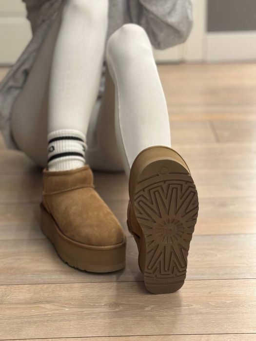 Угг угги Ugg ultra mini platform 5 см 38 на товстій підошві