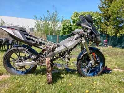 Aprillia rs50  06' Rama na kołach + Silnik Rotax 122