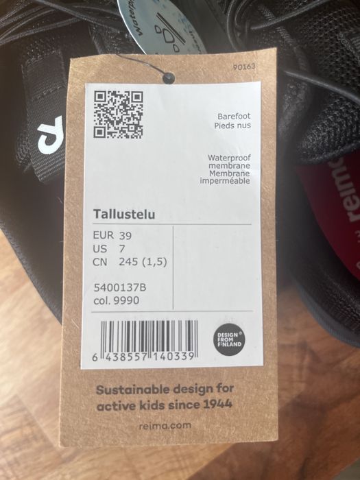 Buty Barefoot REIMA Tallustelu r.39