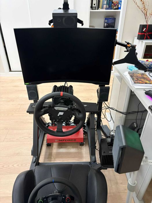 Kit simulador carros next level + fanatec