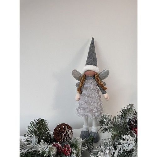 Wróżka Świąteczna Anioł Figurka Elf Pomocnik Św Mikołaja Dekoracja