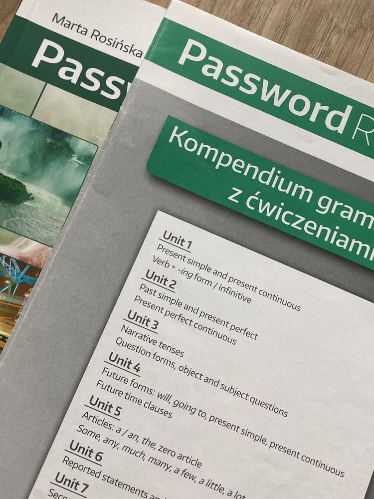 password reset b1+ kompendium gramatyczne podręcznik język angielski