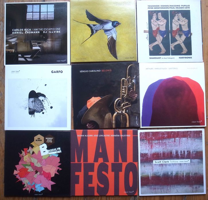 CD 's Jazz Clean Feed Carlos Bica Joe McPhee Susan Alcorn Luís Vicente