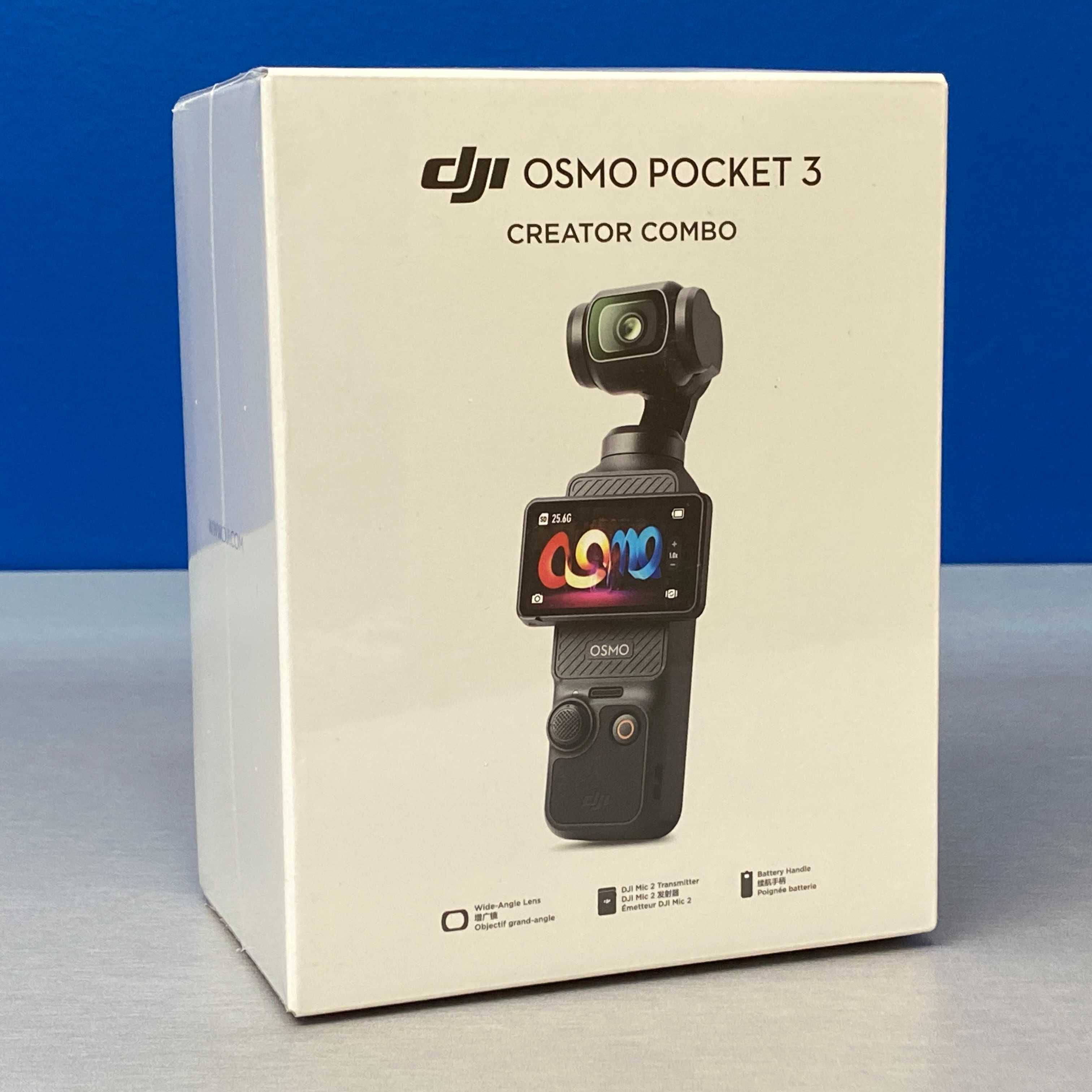 DJI Osmo Pocket 3 Creator Combo (SELADO - 3 ANOS DE GARANTIA)