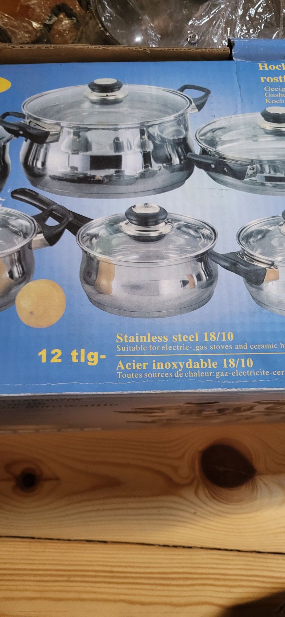 Zestaw garnków 12 częściowy