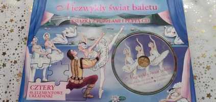 Cudowna książka z puzzlami i płytą CD "Niezwykły świat baletu"