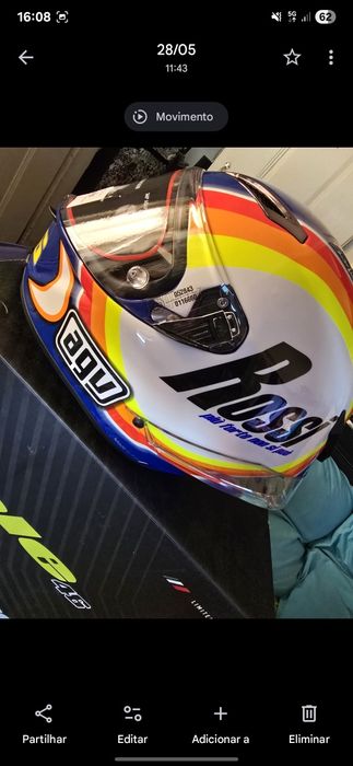 Capacetes Agv edição limitada