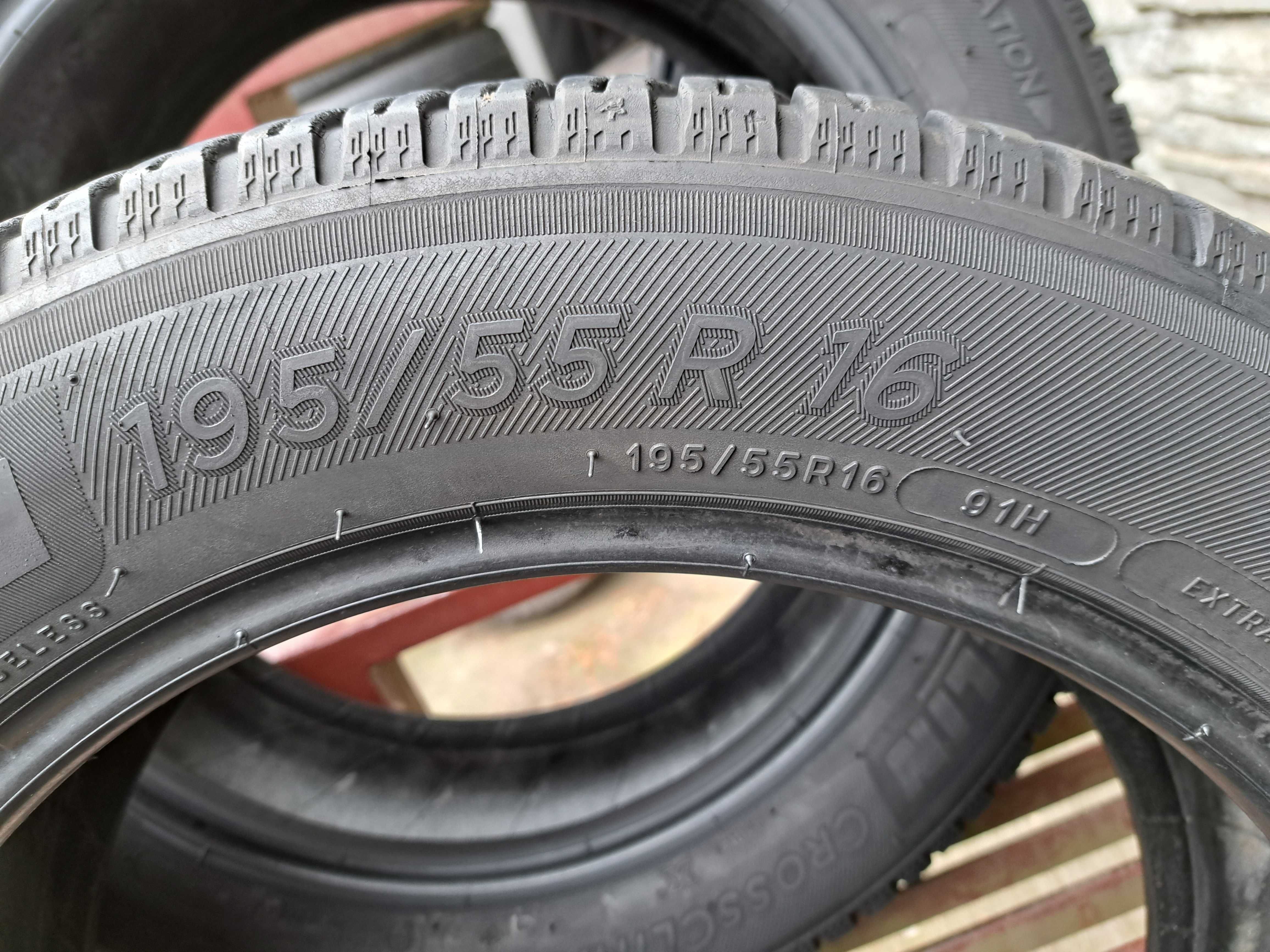 4 Opony wielosezonowe 195/55 R16 Michelin Cross Climate Montaż Gratis!