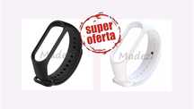 2 szt Opaska zamienna do Xiaomi mi band 4 i 3 Biała Czarna