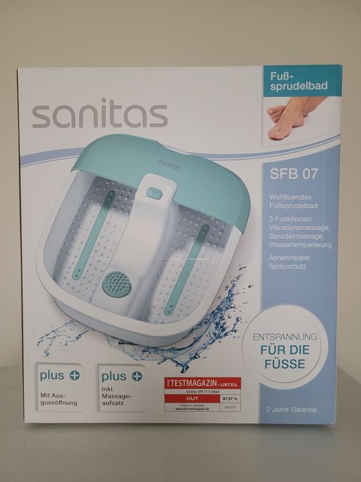 NOWE Masażer urządzenie do kąpieli stóp Sanitas SFB 07