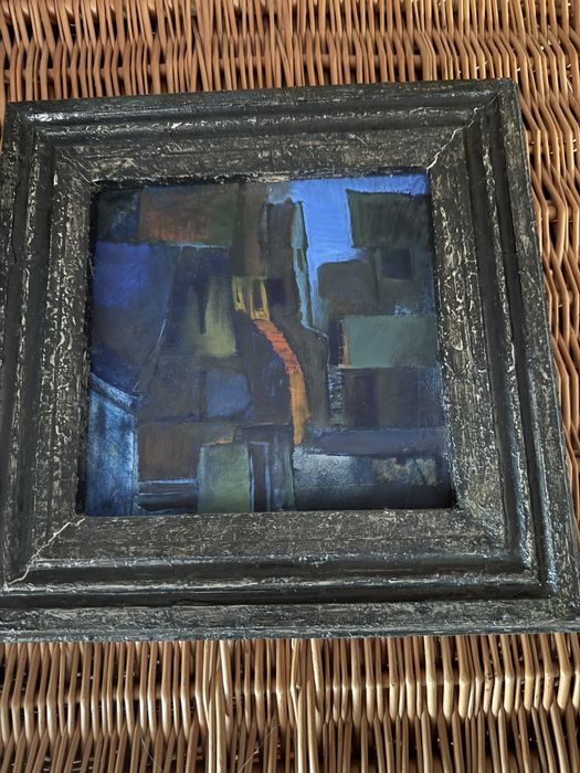 Piękny obrazek ręcznie malowany wym. z ramką 33 x33 cm