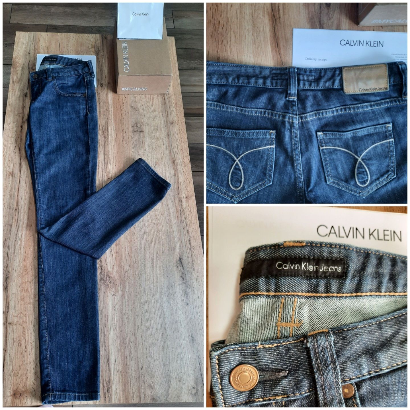 Calvin Klein skinny Low Rise damskie 100% oryginalne! roz.M