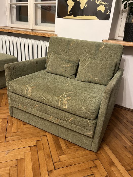 Jednoosobowa sofa rozkladana | robione na zamowienie