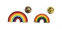 Pin znaczek przypinka badge tęcza