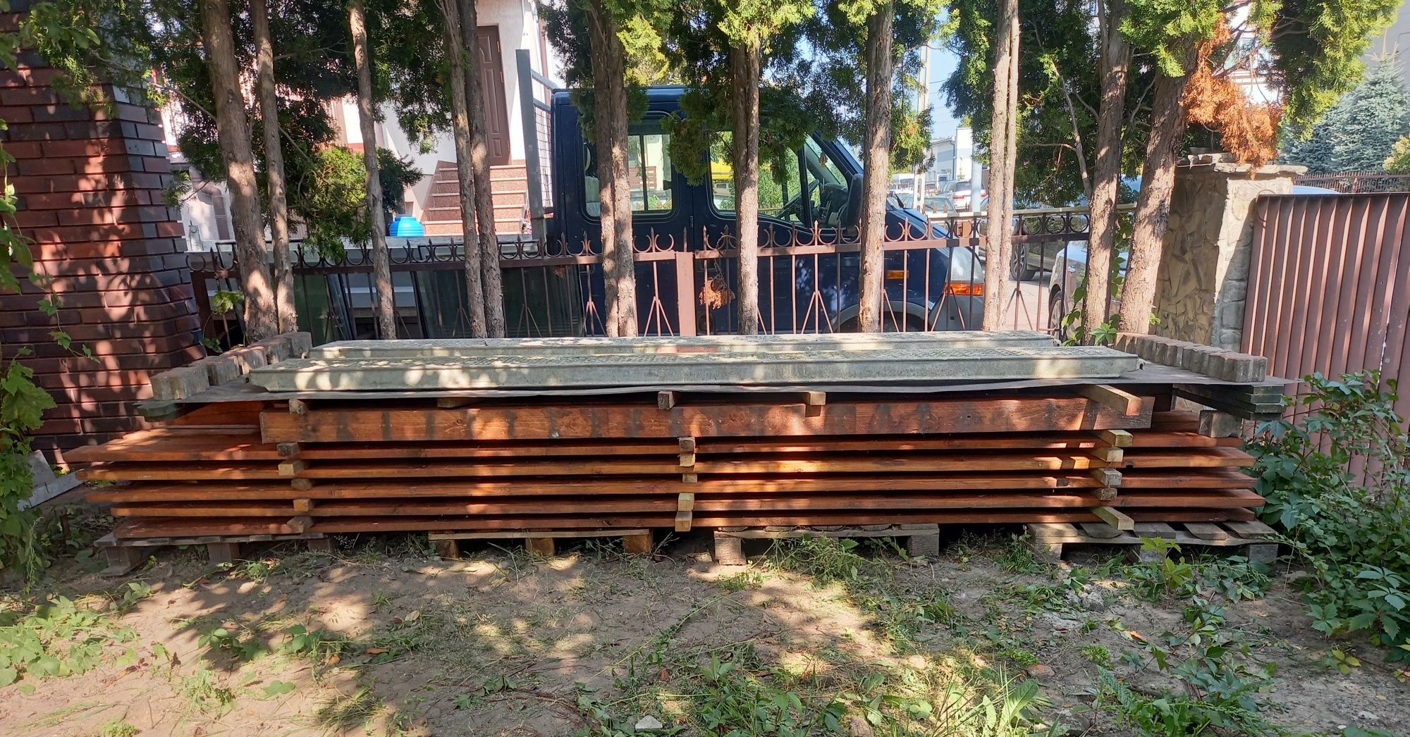 Taras Podest drewniany sosna ryflowany 3x4m