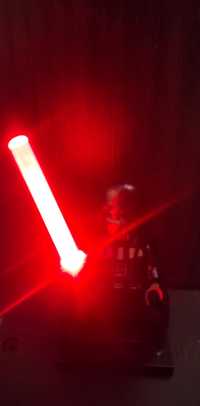 Lord Vader Darth miecz świetlny LED Star Wars figurka lego