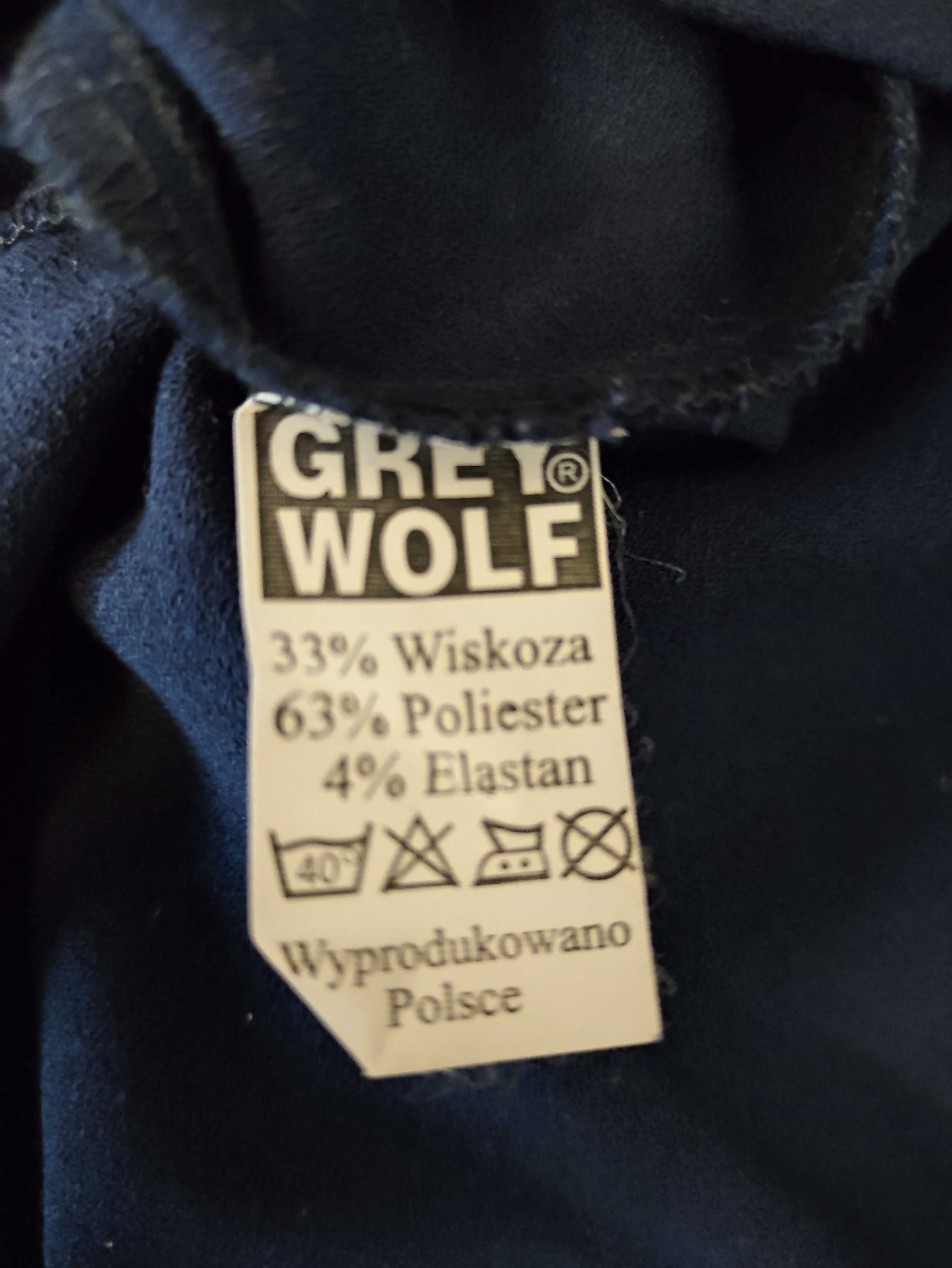 granatowa luźna sukienka basic minimal Grey Wolf r. 40