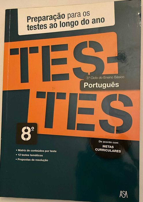 Testes Português 8º ano