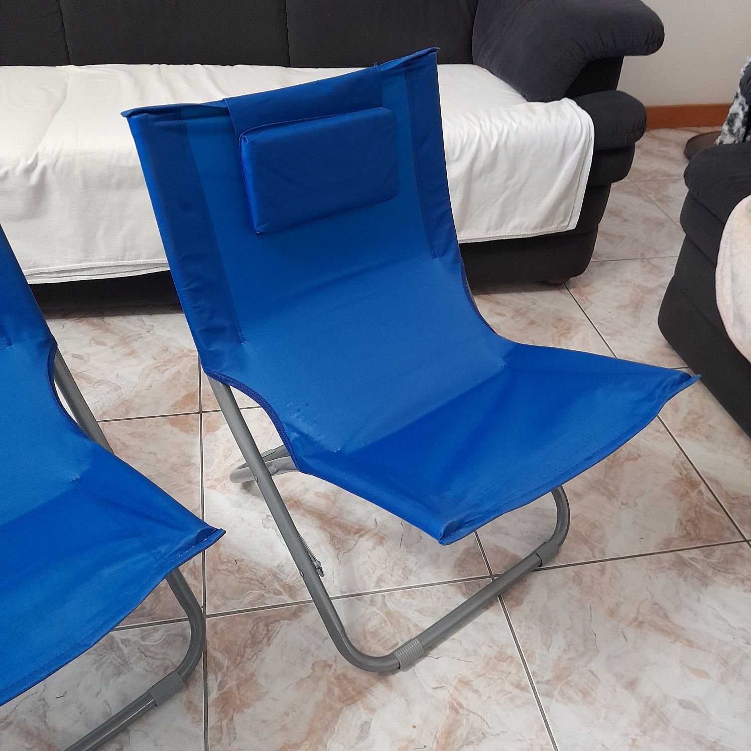 Conjunto de 2 cadeiras de praia