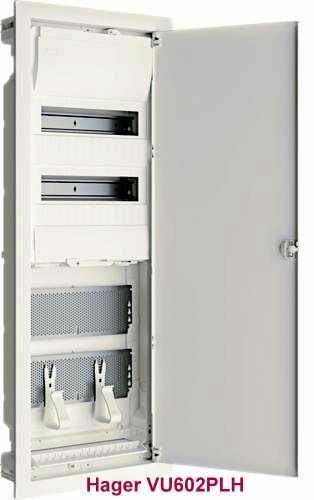 Hager Volta Hybrid VU602PLH/NWH