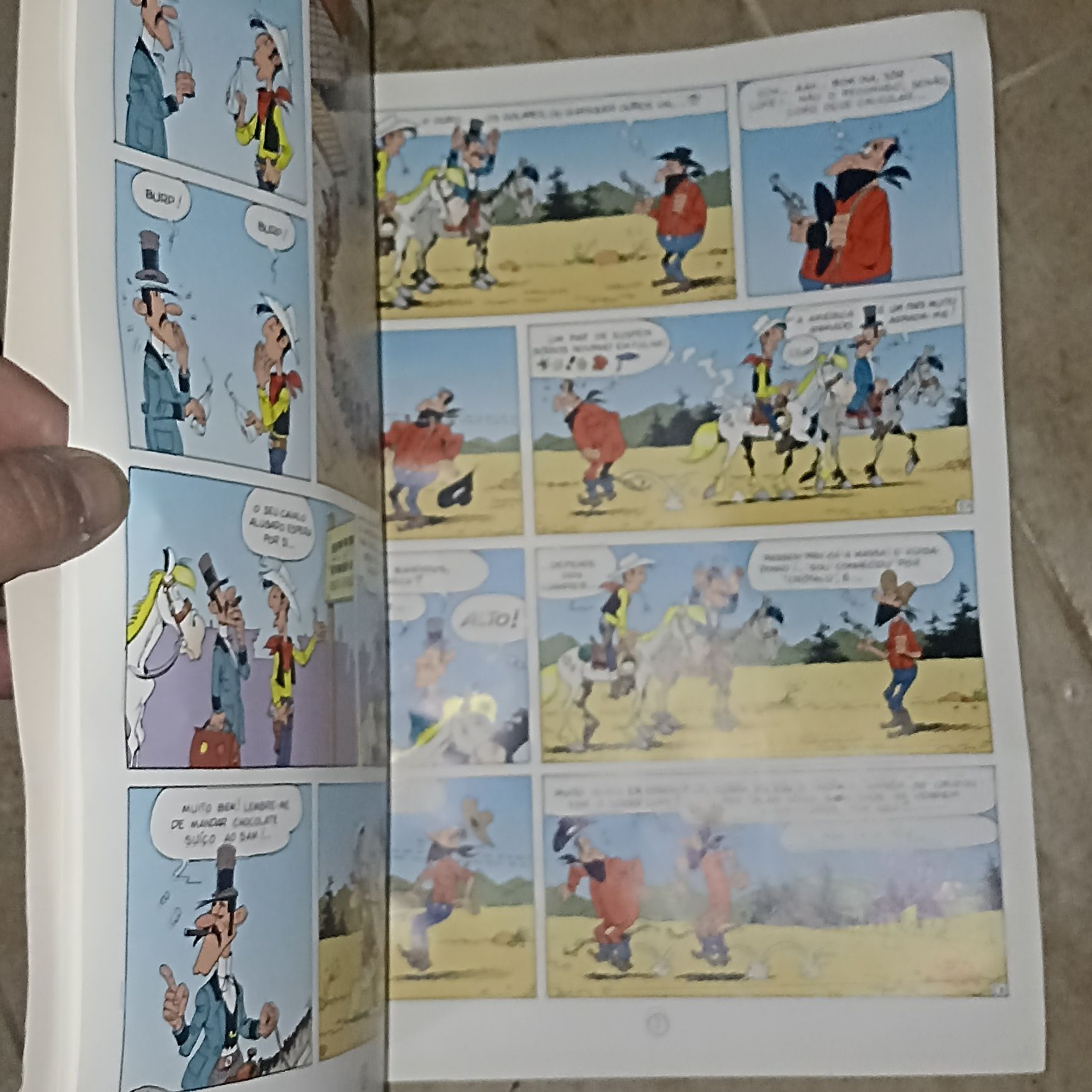 Revista Banda Desenhada Lucky Luke de Marcel Dalton