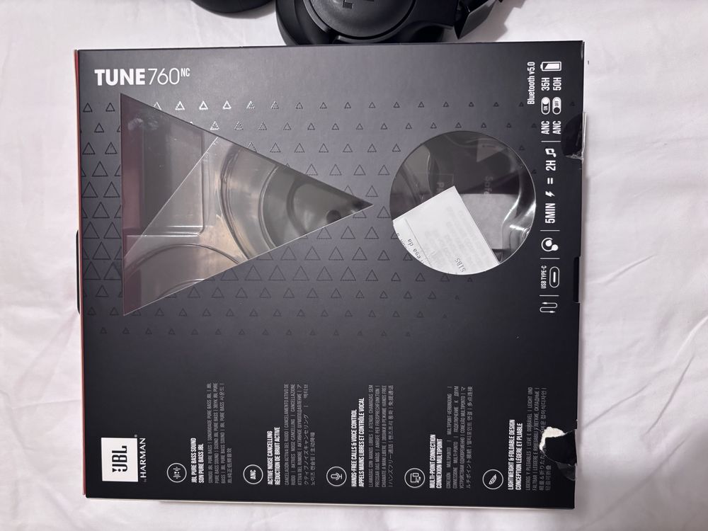 Headphones JBL Tune 760nc - com fatura