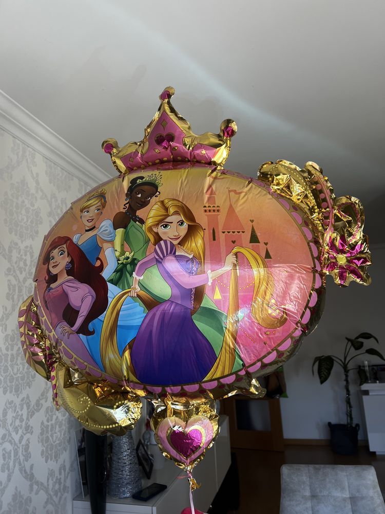 Balão foil  Princesas 86cm optimo estado