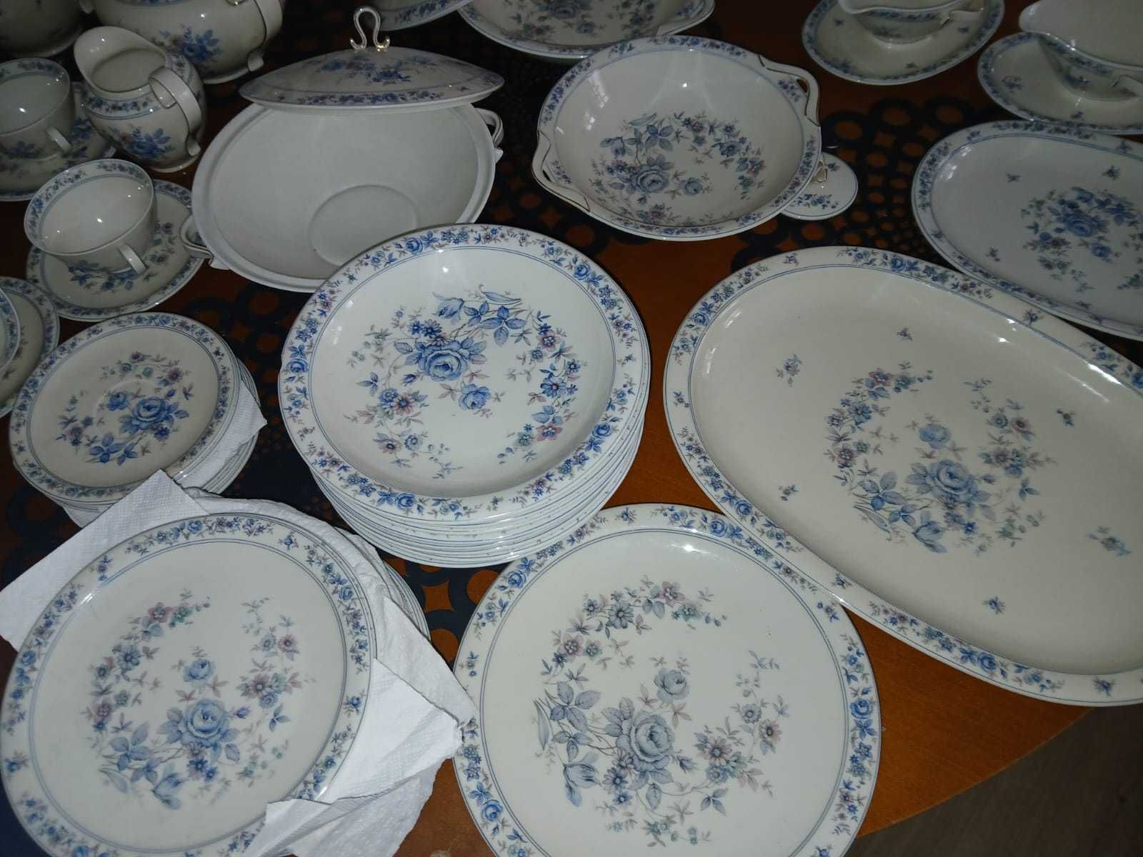 Zastawa stołowa z porcelany marki Krautheim Selb Bavaria. Niekompletna