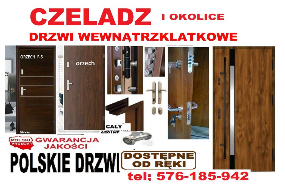 Drzwi WEJŚCIOWE zewnętrzne z MONTAŻEM do mieszkania w bloku klatkowe