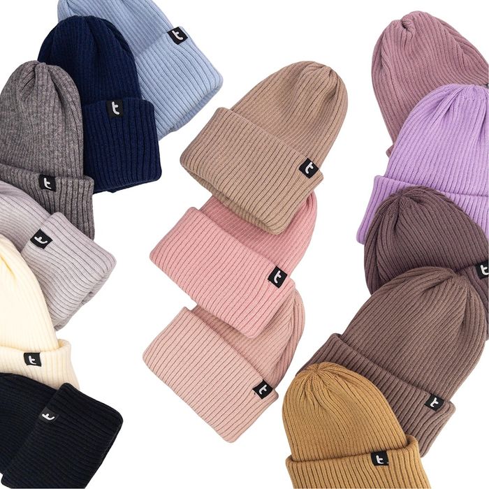 Шапка хомут шарф для дівчинки зима