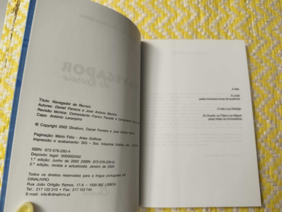 NAVEGADOR DE RECREIO- 
Daniel Ferreira – José António Martins