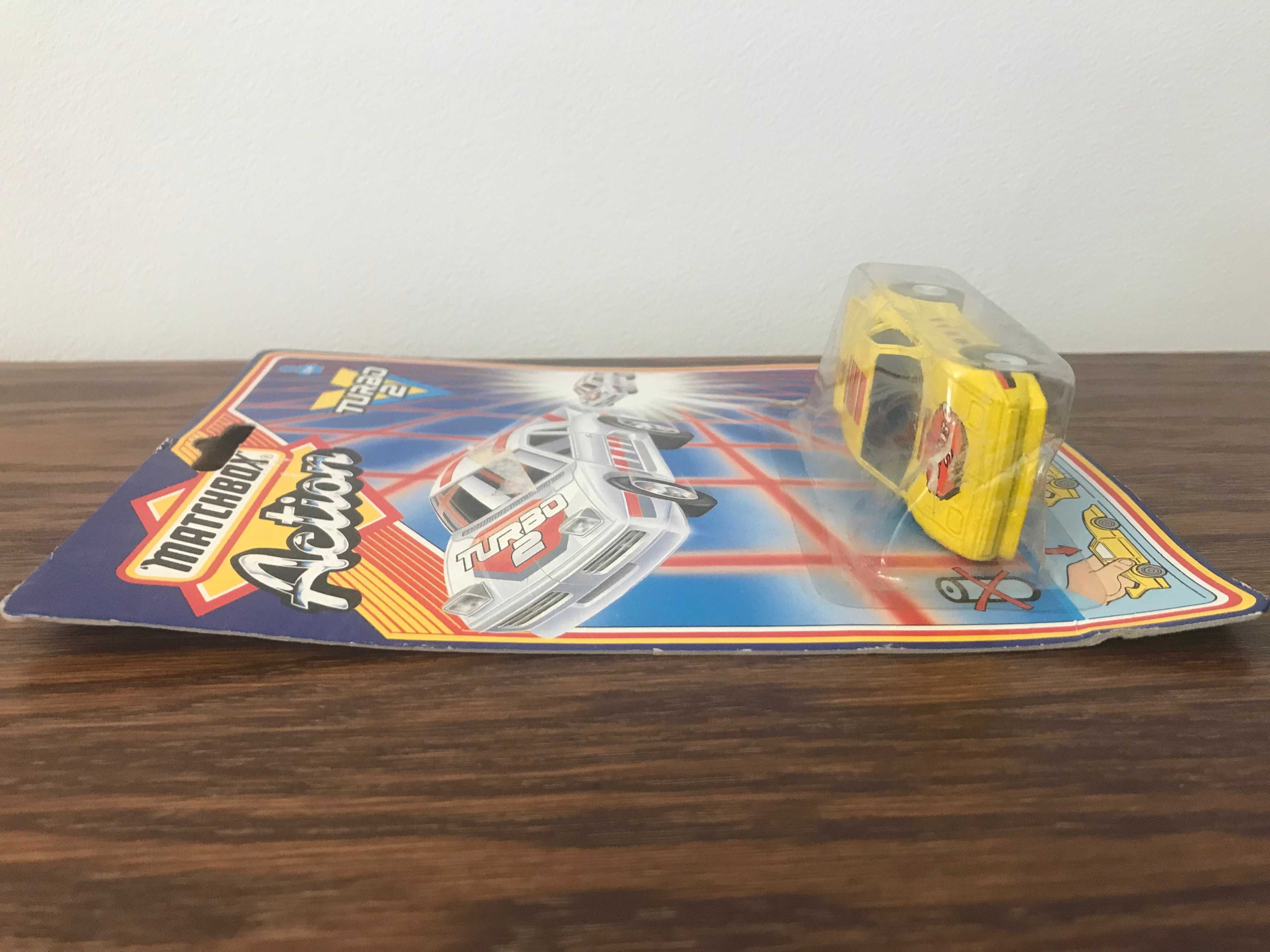 matchbox action turbo 2 napęd naciągany resorak zabawka prl !!!